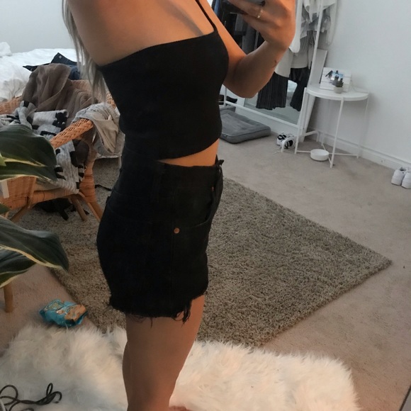 One Shoulder Crop Top - Picture 2 of 2